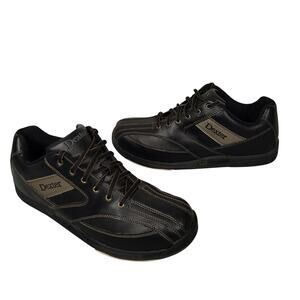Dexter Mens Seth Slide Rite Bowling Shoes Sz 10 B2245-1 Black/Bronze EUC